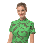 Summer Green All Over Athletic Shirt Women