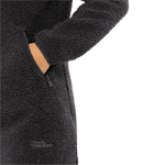 Black Warm Sherpa Fleece Coat