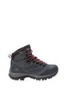 Grey / Red Women'S Waterproof Leather Trekking Boots