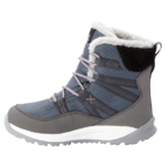 Pebble Grey / Off-White Children’S Waterproof Winter Boots