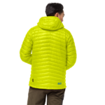 Flashing Green Windproof Insulated Jacket Men