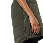 Island Moss Warm, Windproof Skirt With Side Zip