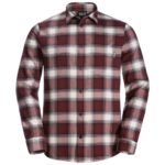 Cordovan Red Checks Sustainable Cotton Flannel