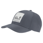 Pebble Grey Baseball Hat With Uv Protection