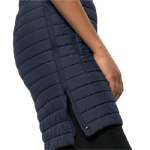 Night Blue Warm, Windproof Skirt With Side Zip And Synthetic Fibre Fill