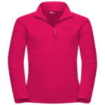 Pink Dahlia Half-Zip Fleece With Polartec
