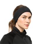 Black Fleece Headband With Polartec