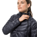 Graphite Windproof Down Jacket Women