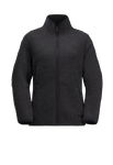 Black Warm Sherpa Fleece Jacket With Two Pockets