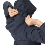 Graphite Hardshell Stretch Coat For Women