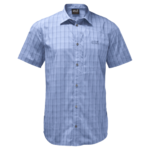 Shirt Blue Checks Short-Sleeved Button Up