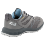 Grey / Light Blue Womens Waterproof Hiking Shoes