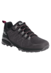 Dark Steel / Purple Waterproof Leather Hiking Boots Women