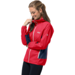 Tulip Red Womens Windproof Jacket