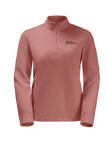 Blush Powder Warm, Half-Zip Fleece Pullover Made Of Recycled Polyester