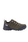 Khaki / Phantom Waterproof Full-Grain Leather Hiking Shoe With Sure-Grip Rubber Sole