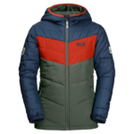 Thyme Green Kid’S Windproof Winter Jacket