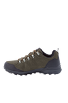 Khaki / Phantom Waterproof Full-Grain Leather Hiking Shoe With Sure-Grip Rubber Sole