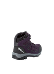 Purple / Grey Waterproof Day Hiking Boot With Sure-Grip Sole