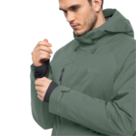 Hedge Green Men'S Shell Jacket With Texapore Pro