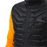 Black Lightweight And Warm Insulated Vest That Works Well In Damp Conditions.