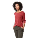 Coral Red Functional Top Women