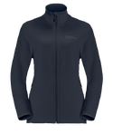 Night Blue Soft Stretch Fleece Jacket For Everyday Warmth And Cozy Comfort.
