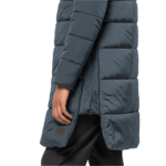 Slate Blue Puffer Jacket With Primaloft