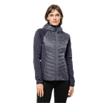 Dolphin Stretch Fleece Jacket With A Windproof, Water-Repellent Front And Hood With Synthetic Fiber Padding