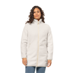 Cotton White Warm Sherpa Fleece Coat