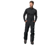 Black Insulated Ski Pants