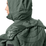 Hedge Green Windbreaker + Thermal Vest Women
