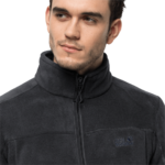 Black Recycled Fleece Jacket