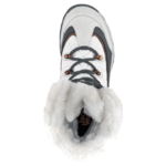 White / Silver Waterproof Winter Shoes Women