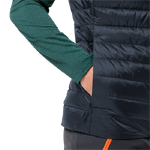 Night Blue A Modern Puffy Vest With Natural Down Insulation And Clean Lines. Part Of Our Mix N Match 3 In 1 System.