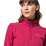 Pink Dahlia Strechy Fleece Jacket