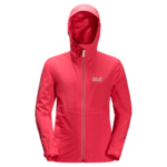 Tulip Red Ultralight And Packable Jacket Kids