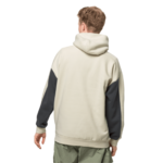 White Sand Hoodie With Organic Cotton Men