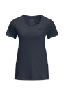 Night Blue Lightweight Functional T-Shirt With Active Moisture Management And Stay-Fresh Properties