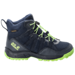 Dark Blue / Lime Thunderbolt Texapore Mid Kids' Hiking Shoes