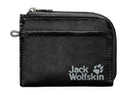 Black Lightweight Fabric Wallet With Zip