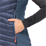 Evening Sky Lightweight And Warm Insulated Vest That Works Well In Damp Conditions.