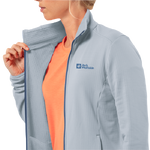 Soft Blue Women'S Fleece Jacket