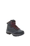 Grey / Red Women'S Waterproof Leather Trekking Boots