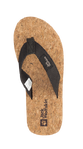 Phantom / Cork Women'S Thong Sandals With Cork Footbed