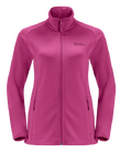 New Magenta Soft Stretch Fleece Jacket For Everyday Warmth And Cozy Comfort.
