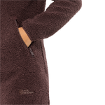 Boysenberry Warm Sherpa Fleece Coat