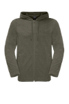 Island Moss Warm, Stretchy Fleece Jacket With Hood