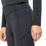 Graphite Athletic Leggings With Pockets