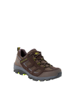 Dark Brown / Lime Men'S Waterproof Hiking Shoes